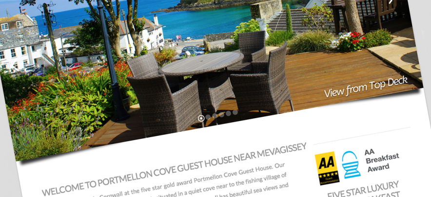 Portmellon Cove new website